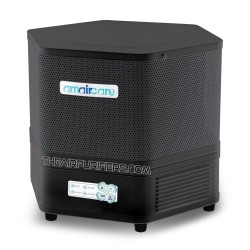 Amaircare 2500 ET Easy-Twist Air Purifier Slate Angle View