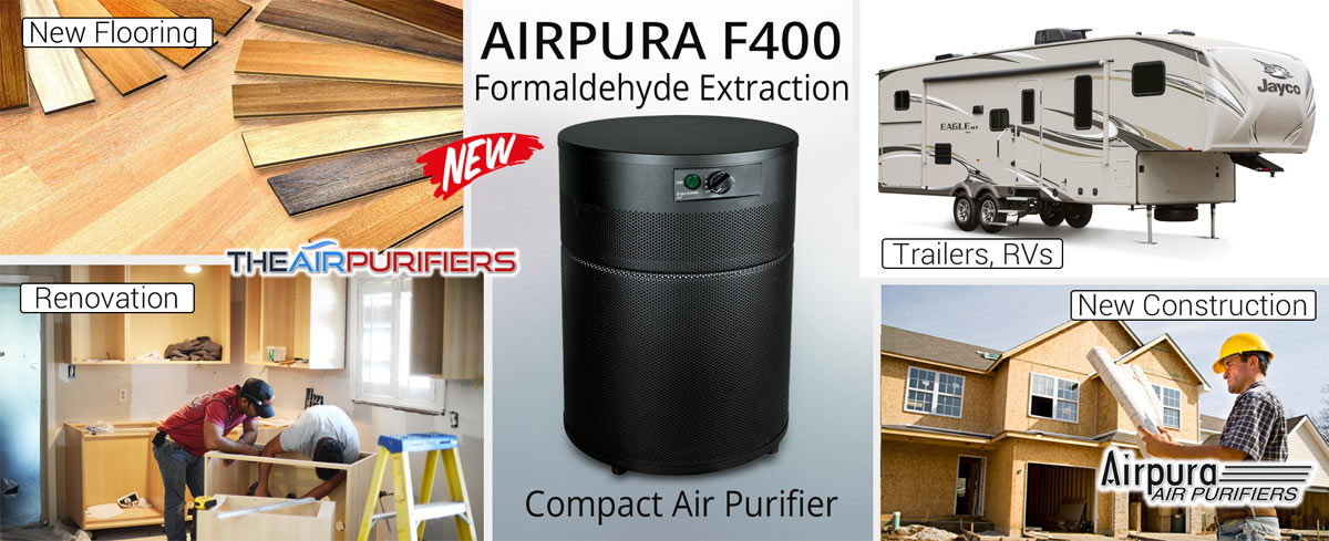AirPura F400 Formaldehyde Extraction Air Purifier at TheAirPurifiers.com