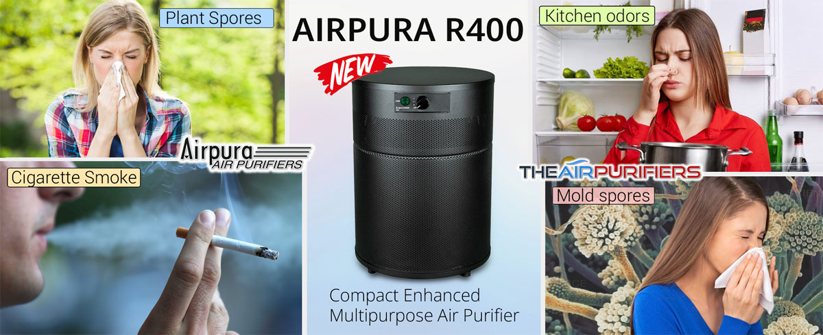AirPura R400 Compact Multipurpose Air Purifier at TheAirPurifiers.com
