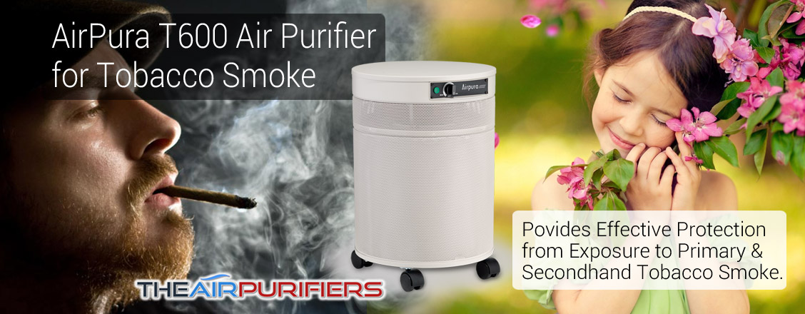 AirPura T600 Tobacco Smoke Removal Air Purifier at TheAirPurifiers.com