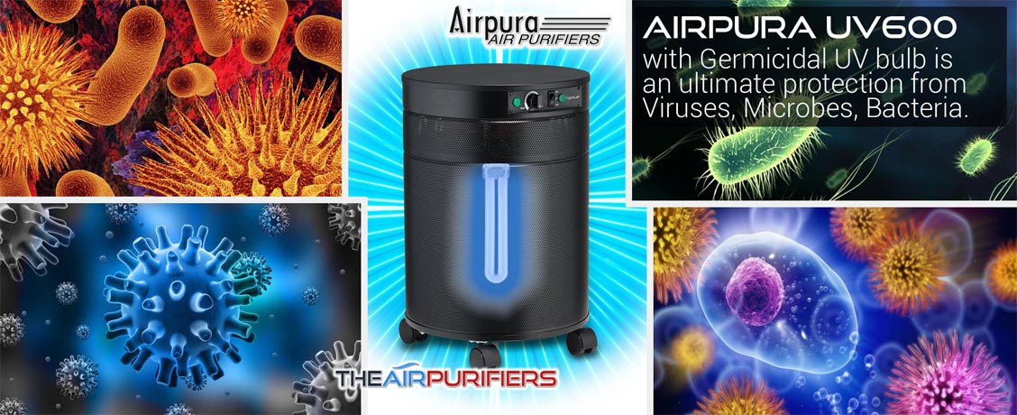 AirPura UV600 Airborne Pathogen Suppression Air Purifier at TheAirPurifiers.com